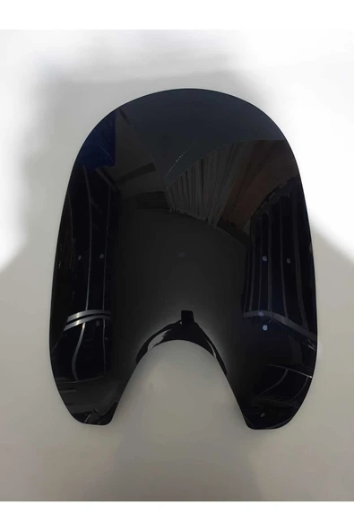 MOTOCAM Harley Davidson Fatboy Siperlik Ön Cam 2000-18 Model 63cm Siyah Renkli 4mm APARATSIZDIR