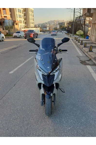 MOTOCAM Kymco Dink R 150 Siperlik Ön Cam 2023 2024 Model 77cm Şeffaf Renkli 4mm