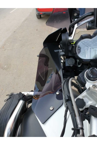 MOTOCAM Bmw R1200 1250 GS 2013 2024 Model Yan Deflektör Rüzgarlık Siyah Renkli Çift
