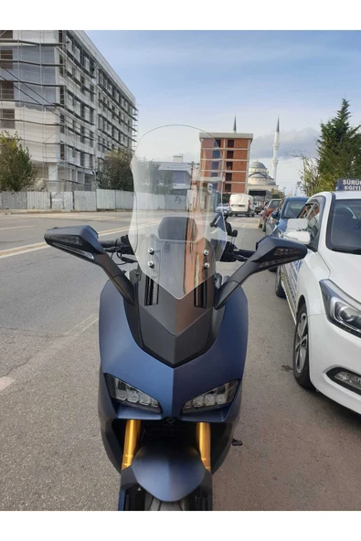 MOTOCAM Yuki Huracan TR250 Siperlik Ön Cam 2022 2024 Model 70cm Şeffaf Renkli 4mm
