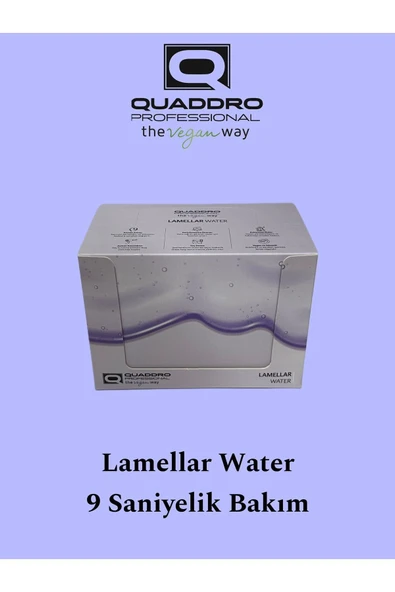 QUADDRO WEGAN VAY LAMELLER WATER 9 SANİYELİK ŞOK BAKIM (12*10 ML) - Resim 2
