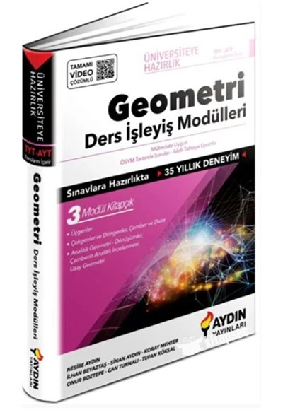 TYT AYT Geometri Ders İşleyiş Modülleri Aydın Yayınları