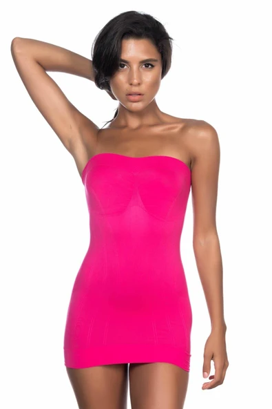 FUŞYA MI Emay 5005 Soft Desenli Straplez Atlet - 3