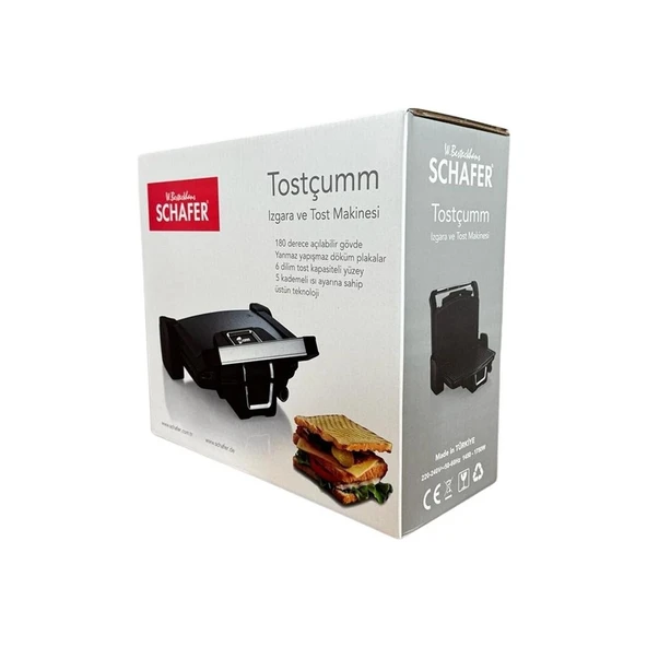 SCHAFER TOSTÇUMM TOST MAKİNESİ - İNOKS SCH0004 - 3