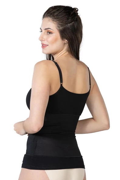 SİYAH MI Emay 1402 Modal Cotton Emzirme Atlet Korse - 2