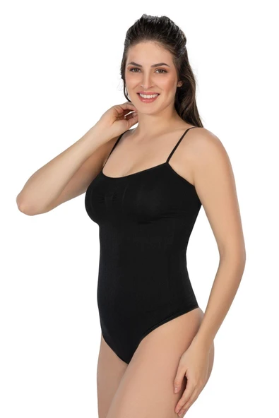 SİYAH MI Emay 1927 İp Askıllı Ripli String Body