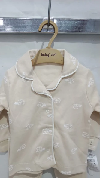 uğurböceğiçocuk Kaplumbağa Baskılı Pijama Takım 2409 - 7