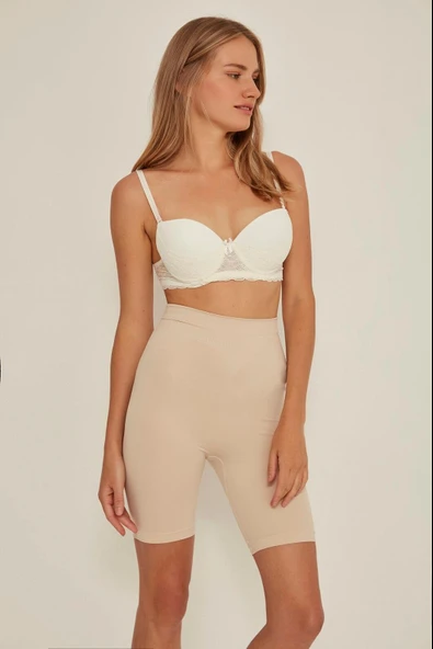 TEN MI Emay 3005 Soft Uzun Paçalı Boxer Korse