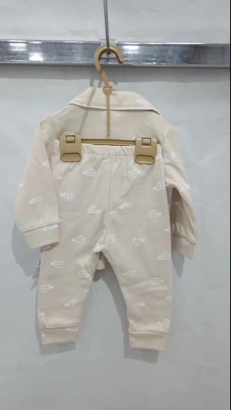 uğurböceğiçocuk Kaplumbağa Baskılı Pijama Takım 2409 - 6