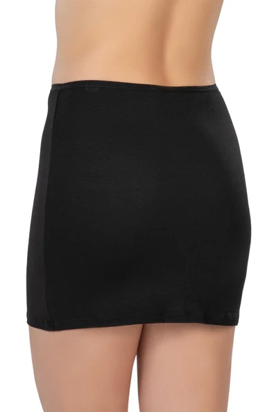 SİYAH MI Emay 1437 Modal Cotton Mini Jupon - 2
