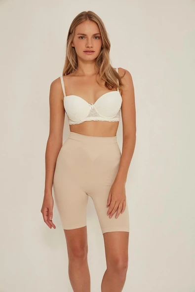 TEN MI Emay 3005 Soft Uzun Paçalı Boxer Korse - 6