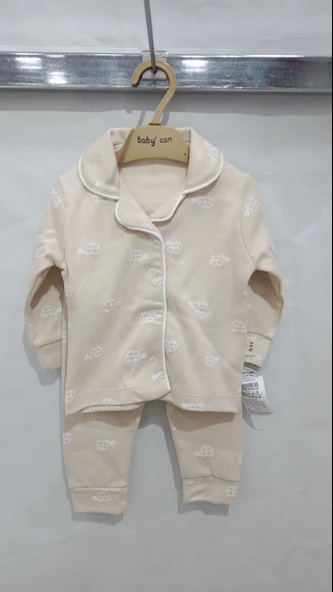 uğurböceğiçocuk Kaplumbağa Baskılı Pijama Takım 2409 - 5