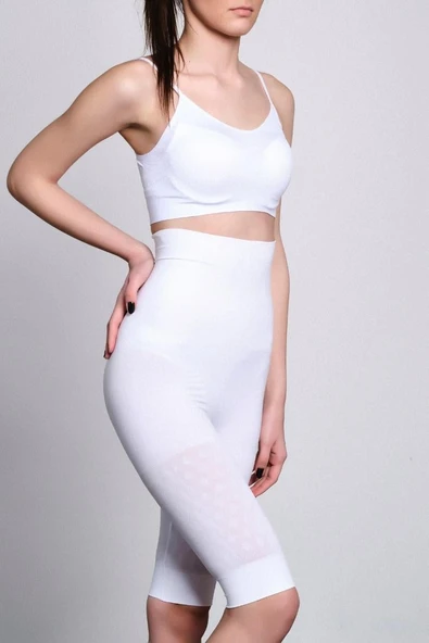 BEYAZ MI Emay 2015 Yüksek Bel Double Uzun Paçalı Korse - Resim 3