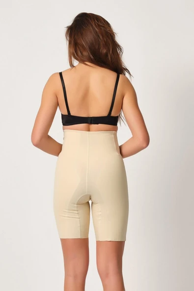 TEN MI Emay 2814 Double Yüksek Bel Boxer Lazer Korse - 3