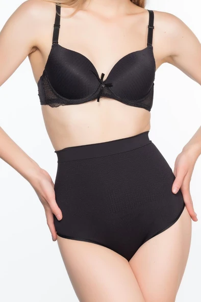 SİYAH MI Emay 2054 Masajlı String Korse ürün görseli