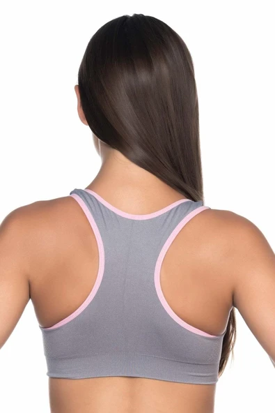 GRİ PEMBE MI Emay 4024 Double Toparlayıcı Büstiyer - 3
