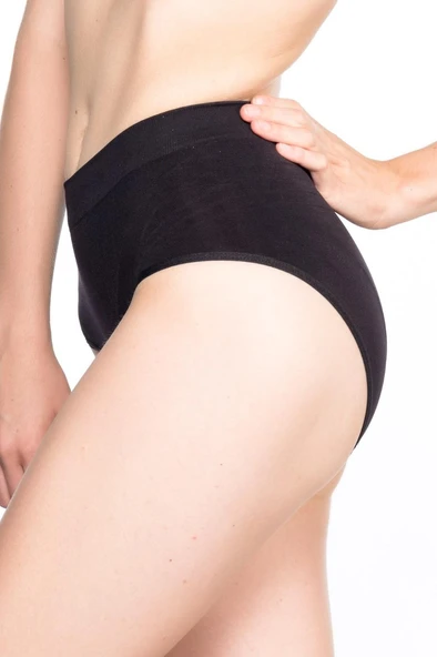 SİYAH MI Emay 7025  Düşük Bel Slip Korse - 2