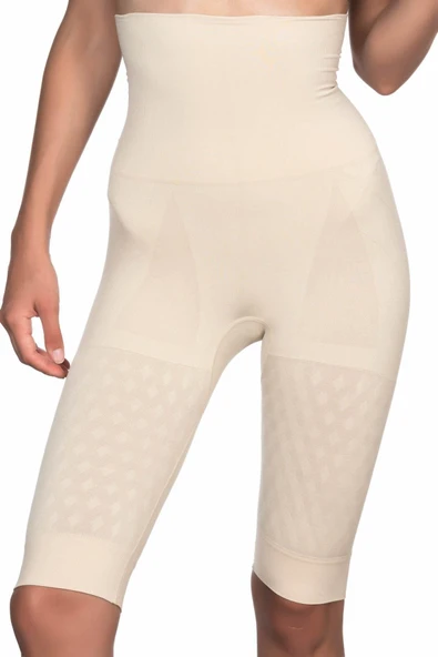 TEN MI Emay 2015 Yüksek Bel Double Uzun Paçalı Korse - Resim 5