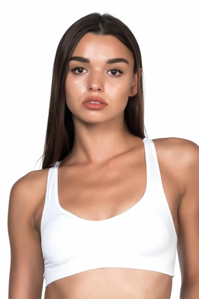 BEYAZ MI Emay 4025 Pedli Sporcu Büstiyer