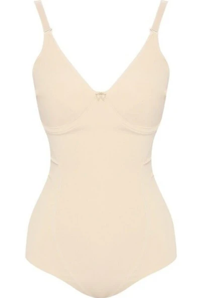 TEN MI Emay 2821 Balenli Double Boy Slip Lazer Korse - Resim 2