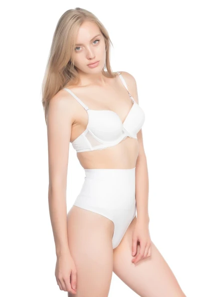 BEYAZ MI Emay 2020 Double String Korse - 3