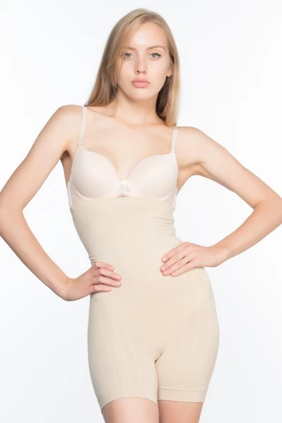 TEN MI Emay 7026  Yüksek Bel Paçalı Korse - Resim 2