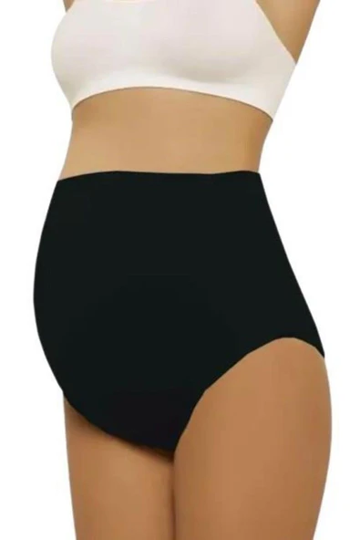 SİYAH MI Emay 5210 Seamless Soft Hamile Slip - 2