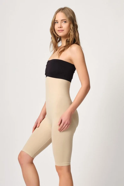 TEN MI Emay 2044 Yüksek Bel Double Uzun Paçalı Korse - Resim 2