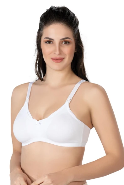 BEYAZ MI Emay 1421 Modal Cotton Emzirme Sütyen - 2