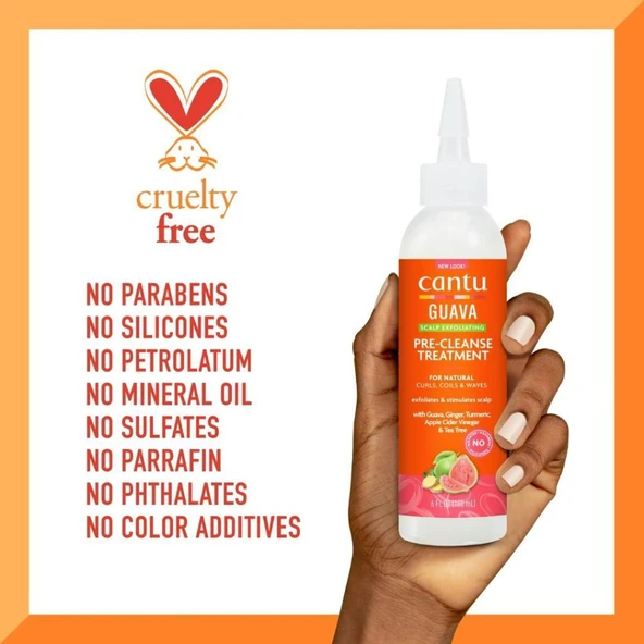Cantu Guava & Ginger Saç Derisi Arındırıcı Ön Temizleme Bakımı 180ml - 6