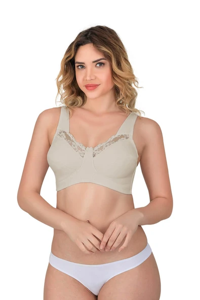 TEN MI Emay 181 B Dantelli Toparlayıcı Cotton Sütyen