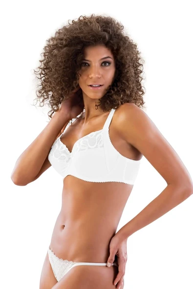 BEYAZ MI Emay 113 C Balenli Toparlayıcı Sütyen ürün görseli 1