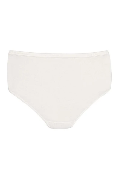 6 Adet Yıldız Bayan Bambu Bato Külot Ekru 3947 - Resim 2