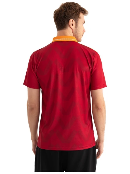 Galatasaray Orijinal Lisanslı Okan Buruk Desing Polo Yaka T-Shirt + Bileklik + Atkı Set Ahşap Kutulu - Resim 11
