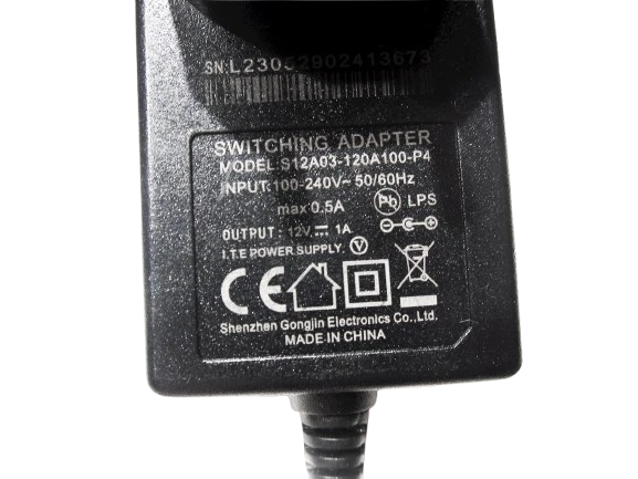 12V 1A Modem ve Arduino Uyumlu Plastik Kasa Priz Tipi Adaptör S12A03-120A100-P4 - 4