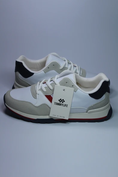 tommylıfe erkek kılasik günlük spor ayakkabı - 2