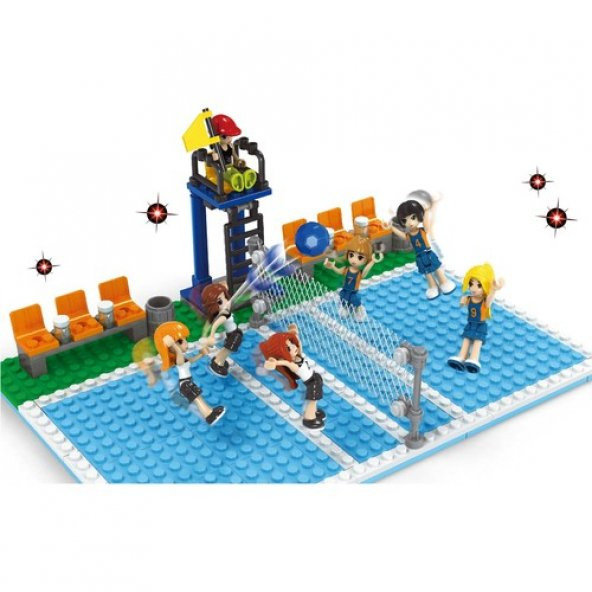 Ausini Lego  210 Parça Sport Set Voleybol Oyun Seti - 1
