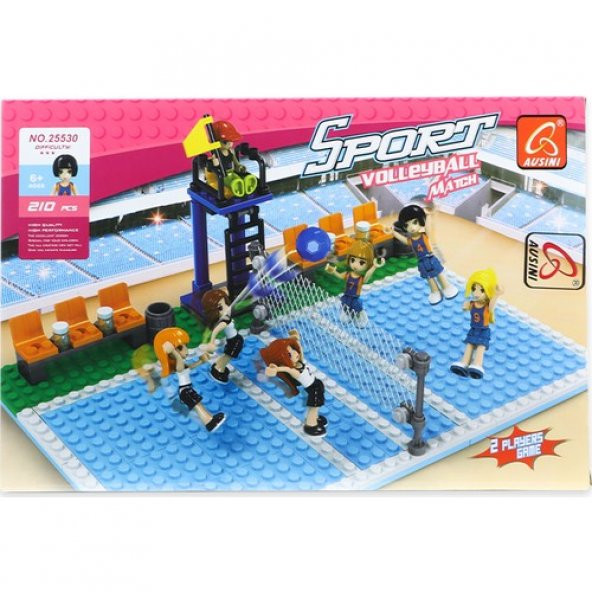Ausini Lego  210 Parça Sport Set Voleybol Oyun Seti - 3