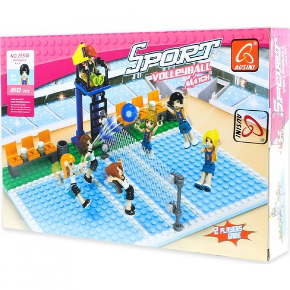 Ausini Lego  210 Parça Sport Set Voleybol Oyun Seti - 5