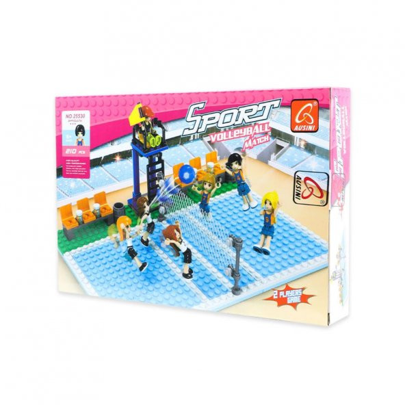 Ausini Lego  210 Parça Sport Set Voleybol Oyun Seti - 6
