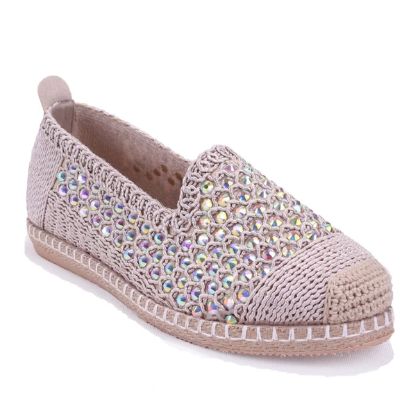 Dagoster DZA07-1155312 Ten Triko Günlük Babet Kadın Ayakkabı