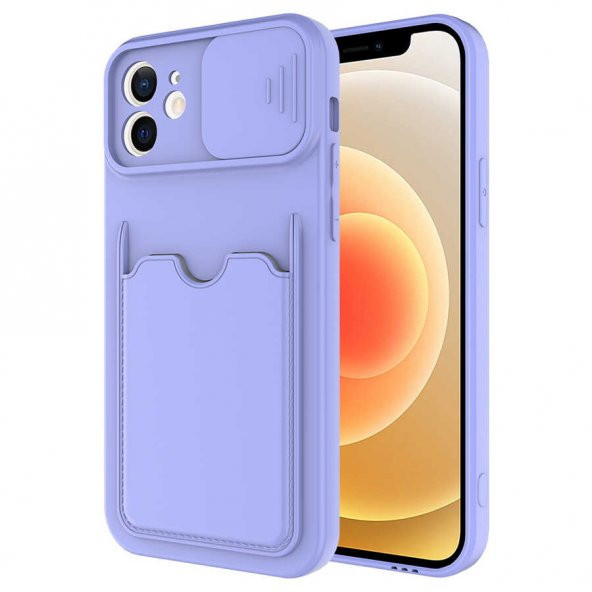 Apple iPhone 12 Mini Kılıf Zore Kartix Kartlık Bölmeli Kılıf - 2