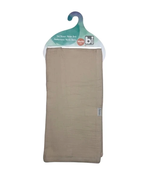 Nessiworld Bibaby 4 Katlı Müslin 90x110 Battaniye 64700 Bej