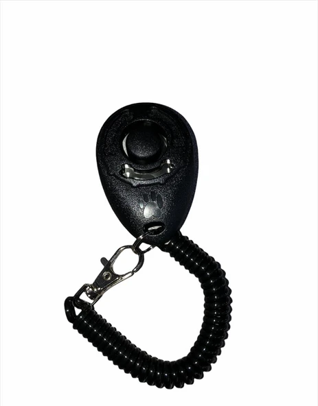 Köpek Eğitimi için Kayışlı Clicker 6 cm. Siyah ürün görseli 1