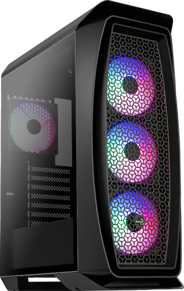 Aerocool Aero One Frost 500W Cam Yan Panel 4x12cm FRGB USB 3.0 Oyuncu Kasası (AE AERO1FR500) - 2