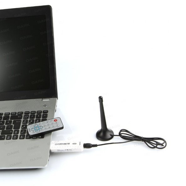 Dark miniDVBT2 Dijital Karasal Yayın Uyumlu Kayıt Özellikli Harici USB DVB-T2 HD TV Kartı (DK-AC-TVUSBDVBT2) - 2