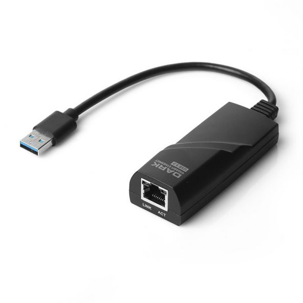 Dark USB 3.0 To Ethernet Çevirici Dönüştürücü Adaptör - Gigabit DESTEKLI (DK-NT-U3GLAN2)