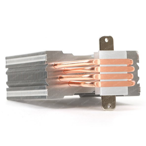 Dark Freezer X120R 12cm Kırmızı LED Intel & AMD 4pin PWM Fanlı İşlemci Soğutucu (DKCCX120R) - Resim 2