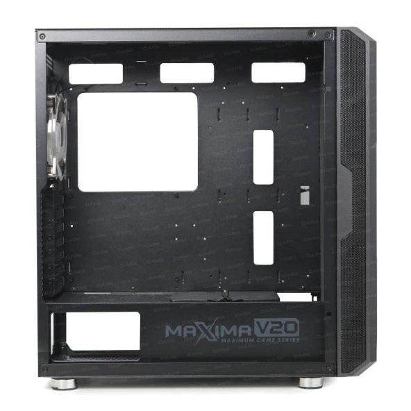 Dark Maxima V20 Temperli Cam Yan Panel, 2x20cm Ön + 1x12cm USB 3.0 Type-C, ATX Oyuncu Kasası (DKCHMAXV20) - 2