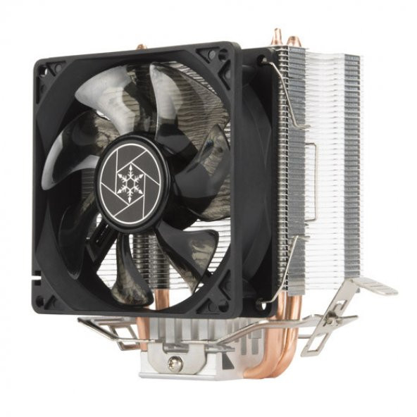 SilverStone KR03 Intel & AMD Uyumlu, 9cm Mavi Led Fanlı, Kule Tipi İşlemci Soğutucu (SST-KR03) - 3